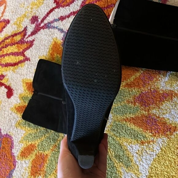 ERIC MICHAEL KNEE HIGH LEATHER SUEDE BOOTS SIZE 10 - Picture 4 of 7